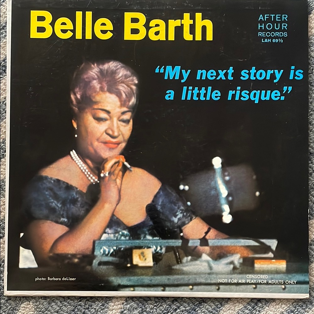 3/$30 Belle Barth Vintage Vinyl Comedy Record 1961